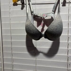 PINK Victoria's Secret Gray Full-Coverage Bra with Soft Fabric